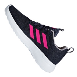 Adidas Lite Racer Cln Jr BB7045 kengät laivastonsininen vaaleanpunainen 1