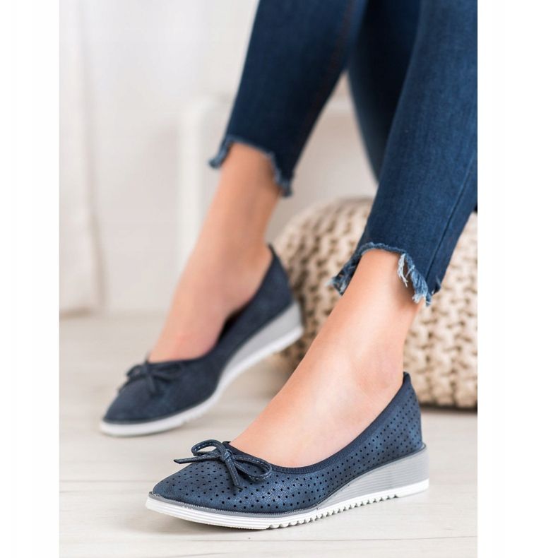 Goodin Avoimet kiilapumput sininen 2