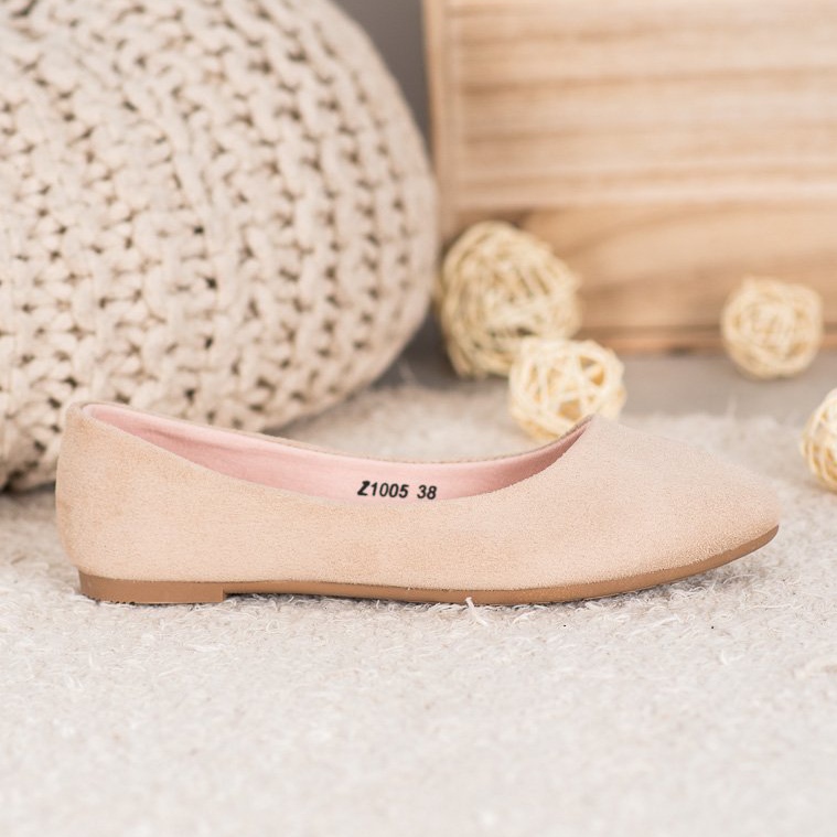 SHELOVET Mukavat ballerinat ruskea 2