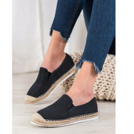 Goodin Suede Espadrilles musta 1