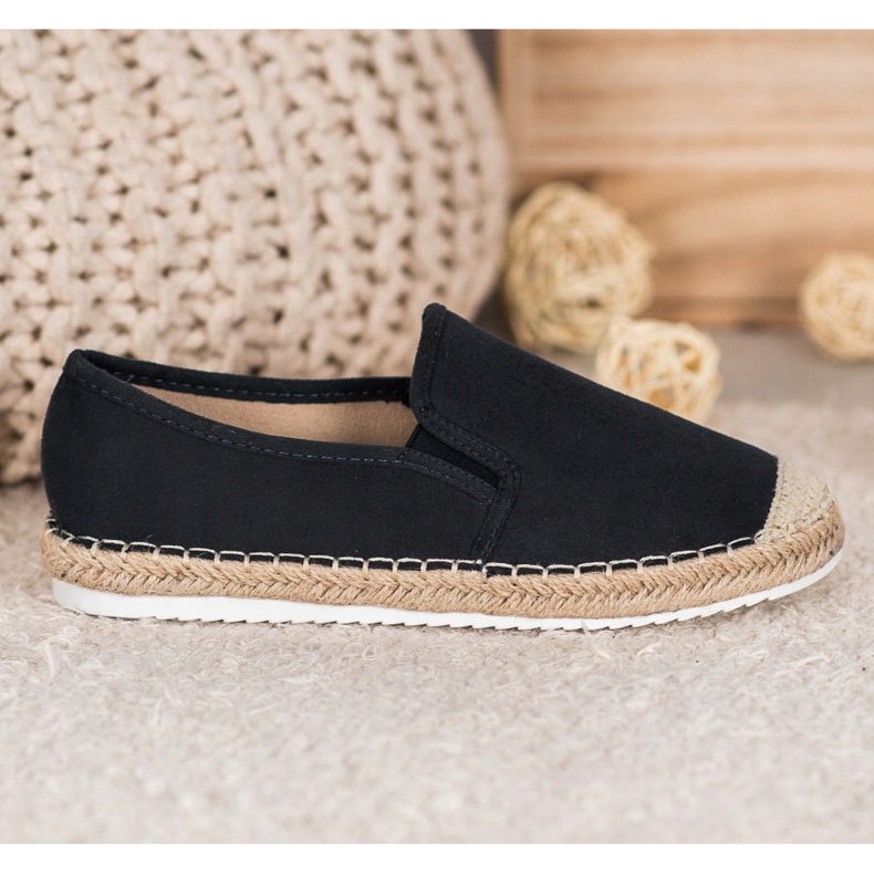 Goodin Suede Espadrilles musta 2
