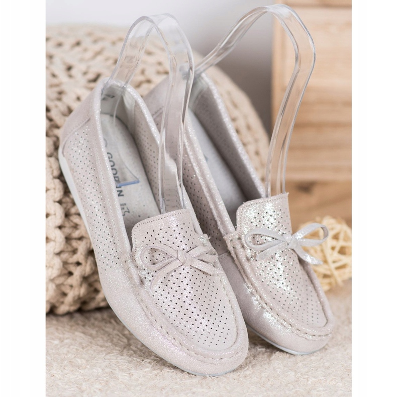 Goodin Nahkakengät, joissa on rusetti ruskea 1