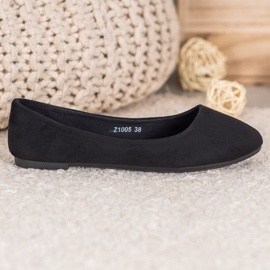 SHELOVET Mukavat ballerinat musta 2