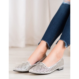 Goodin Tyylikkäät, avoimet ballerinat harmaa 2