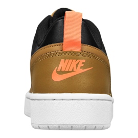 Nike Court Borough Low 2 Jr BQ5448-004 kengät musta keltainen 1