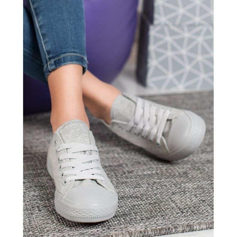 SHELOVET Harmaat tekstiilikengät 1