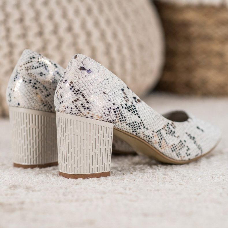 Goodin Snake Print Pumput monivärinen 1