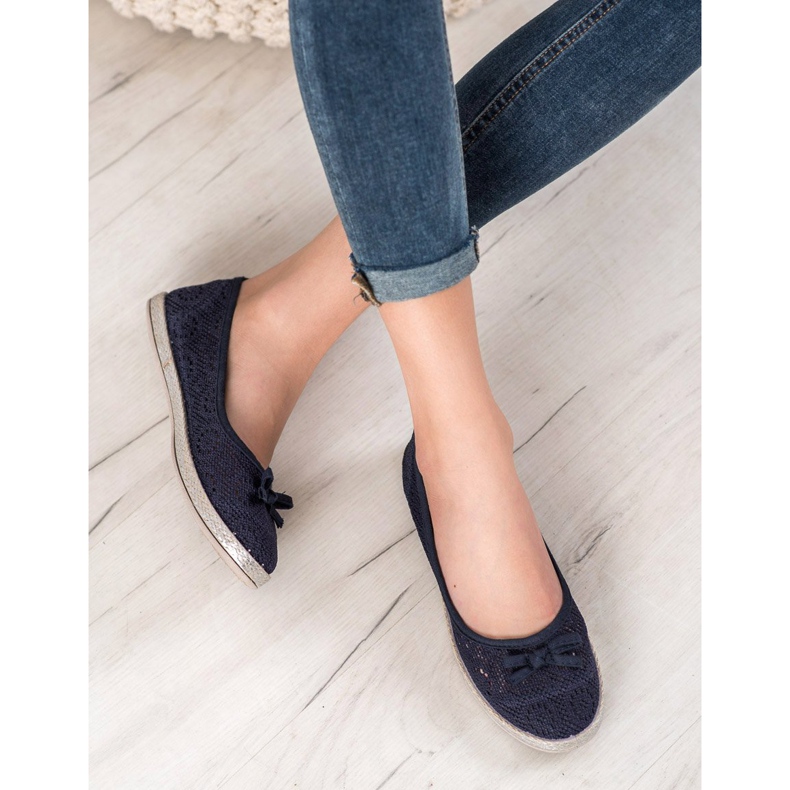 SHELOVET Avoimet ballerinat sininen 1