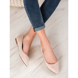 SHELOVET Ballerina Spitzissä ruskea 1