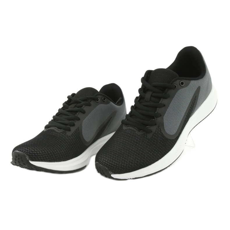 Atletico 1857335 miesten urheilukengät, musta ja harmaa 3