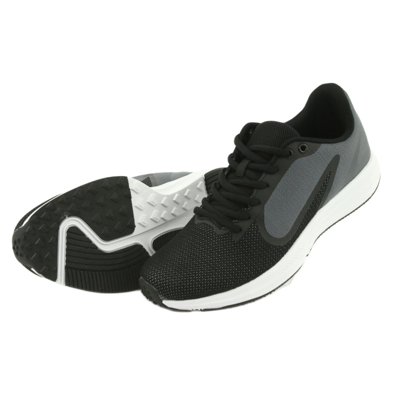 Atletico 1857335 miesten urheilukengät, musta ja harmaa 5