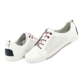 Nahkakengät FILIPPO DP008 valkoinen laivastonsininen 4