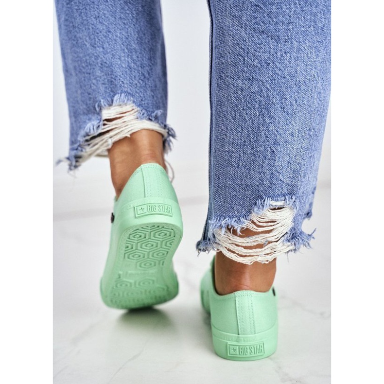 Vihreät naisten lenkkarit Big Star AA274030 1