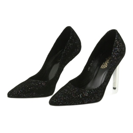 Nahkapumput Szpilka 497 Black Espinto -sovelluksessa musta 3