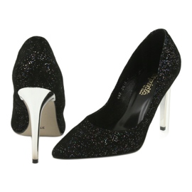 Nahkapumput Szpilka 497 Black Espinto -sovelluksessa musta 4