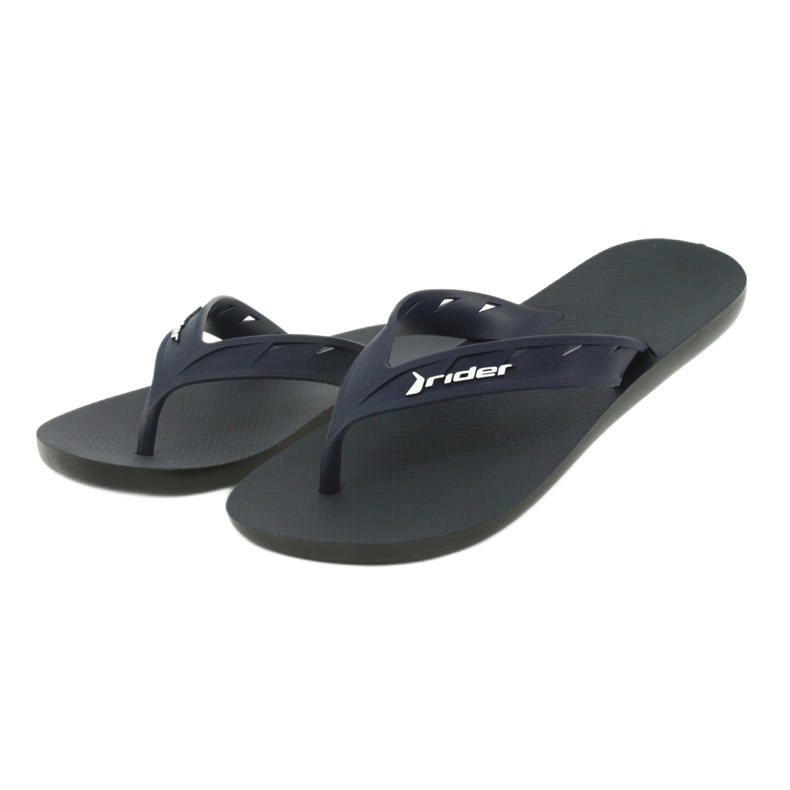 Rider Miesten laivastonvalkoiset flip-flops 11573 sininen 3