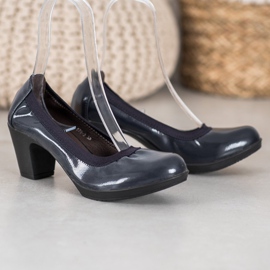 SHELOVET Mukavat rento pumput sininen 2