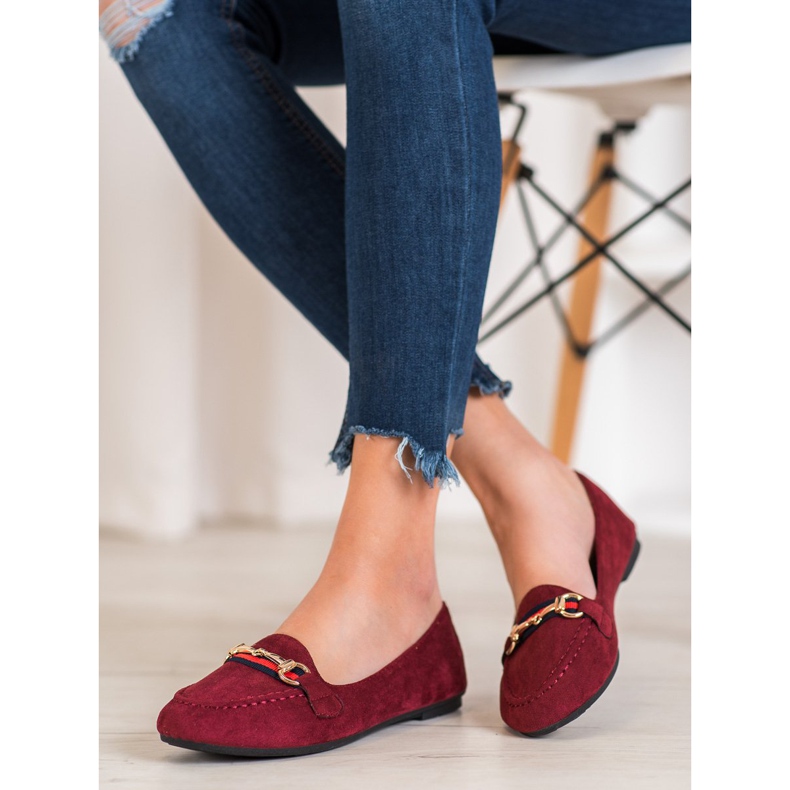 Fama Suede Lords Ornamentilla punainen 2