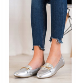 Fama Rento ballerina koristeella harmaa 1