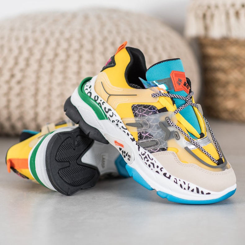 Seastar Muoti Lenkkarit monivärinen keltainen 2