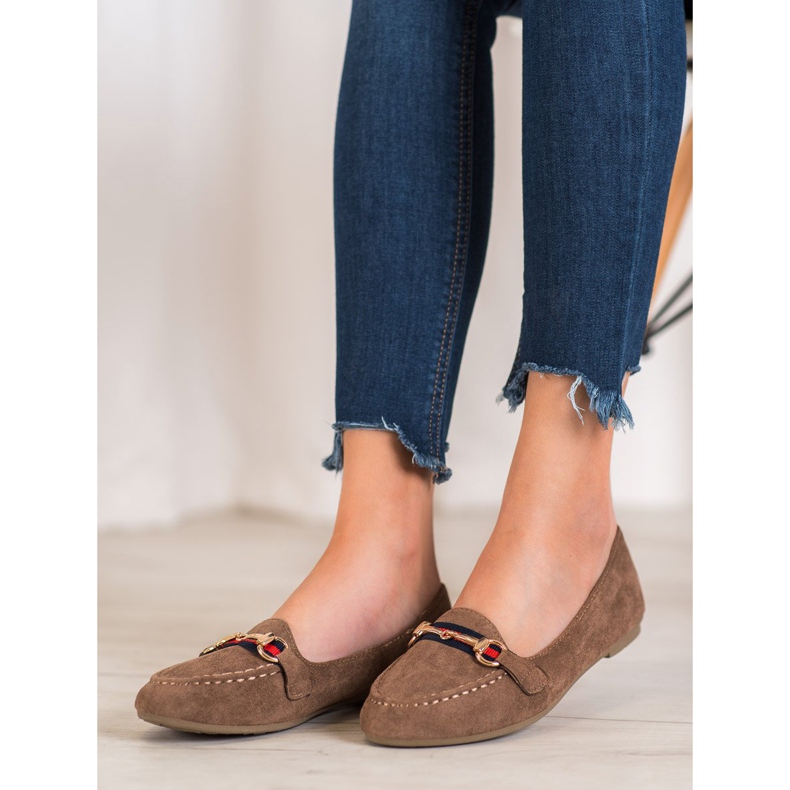 Fama Suede Lords Ornamentilla ruskea 1