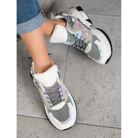 Seastar Tyylikkäät lenkkarit holoefektillä valkoinen monivärinen 1