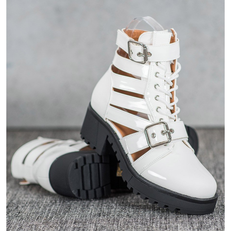 Seastar Lakatut muotisaappaat valkoinen 1