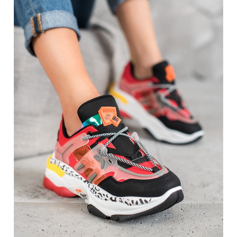 Seastar Muoti Lenkkarit punainen monivärinen 1