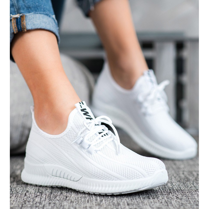 SHELOVET Valkoiset avoimet kengät valkoinen 1