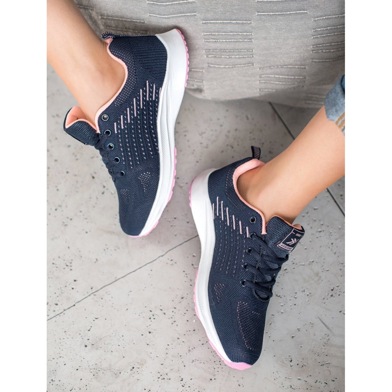 Ax Boxing Mukavat avoimet urheilukengät sininen 1