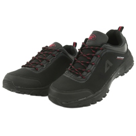 American Club HL02 vedenpitävät softshell -urheilukengät musta punainen harmaa 3