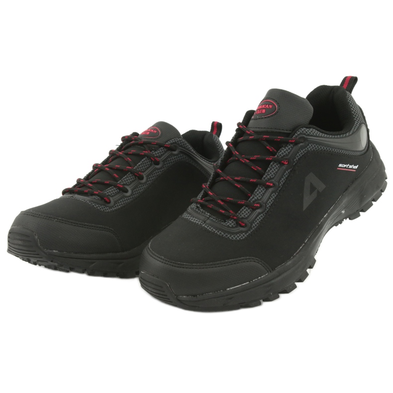 American Club HL02 vedenpitävät softshell -urheilukengät musta punainen harmaa 3