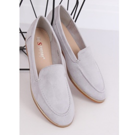 Harmaa Naisten harmaa loafers T359P Harmaa 1