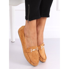 Naisten loaferit kameli ZA01P Camel ruskea 1