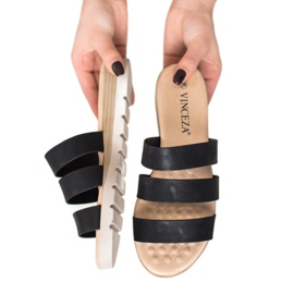 Mustat VINCEZA -tossut 1