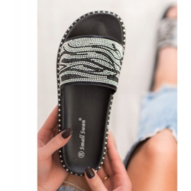 SHELOVET Muodikkaat tossut, joissa on kuutiometriä musta harmaa 1