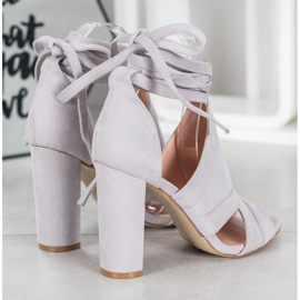 Seastar Sidotut sandaalit baarissa harmaa 1