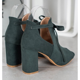 Sidotut Open Toe VINCEZA -kengät vihreä 2