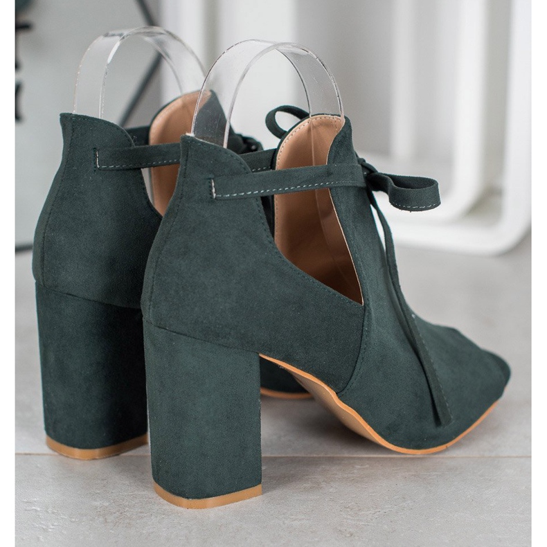 Sidotut Open Toe VINCEZA -kengät vihreä 2