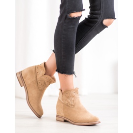 Seastar Saappaat avoimella kuviolla ruskea 1