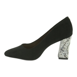 Musta mokkanahka pumput Sergio Leone 216 harmaa 2