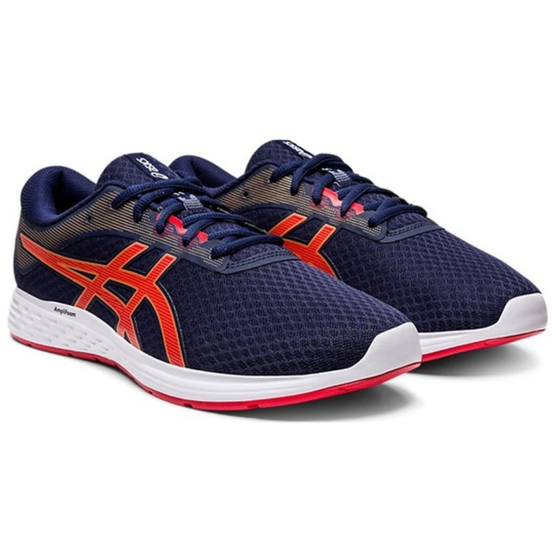 Asics Patriot 11 M 1011A568-402 miesten kengät punainen laivastonsininen 2