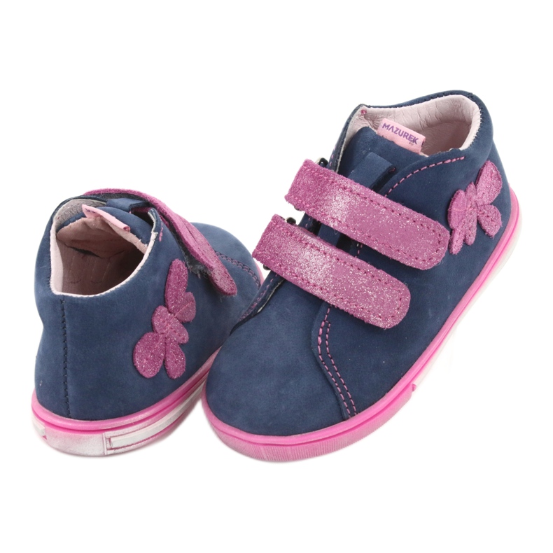 Mazurek 264 Motor -Navy/Pink Butterfly Boots sininen 4