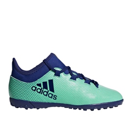 Adidas X Tango 17.3 Tf Jr CP9027 jalkapallokengät monivärinen sininen 2