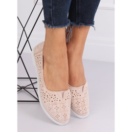 Beige avoimet ballerinat ZA02P Beige 1