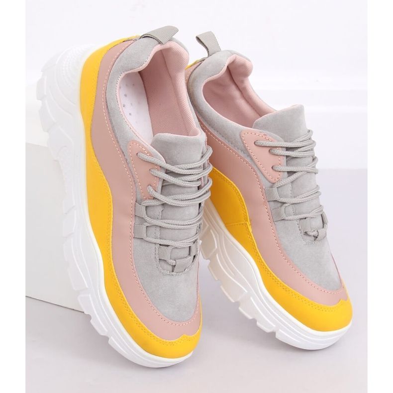 Moniväriset 902-3 Keltaiset urheilukengät monivärinen 1