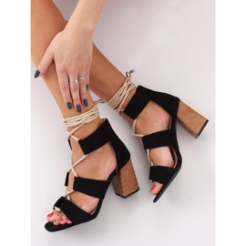 Mustat korkokengät LL-229P Musta 2