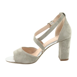 Harmaat gladiaattorisandaalit Sergio Leone SK865 3