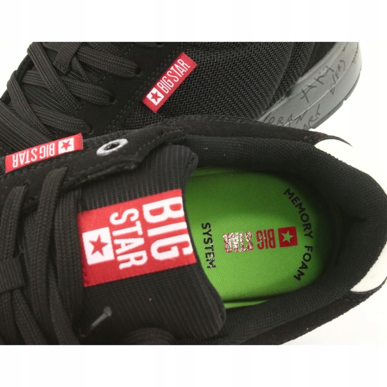 Big Star FF 174207 -urheilukengät valkoinen musta 4