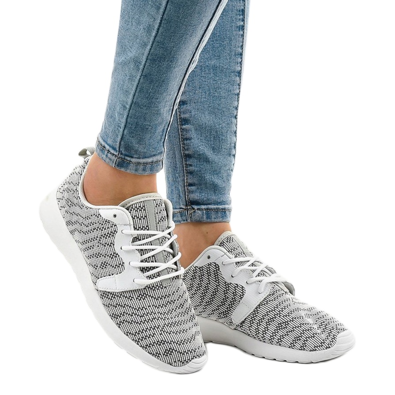 Valkoiset naisten urheilukengät 7-6875C monivärinen 1